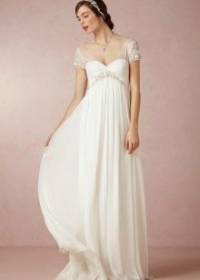 Váy cưới eo cao
