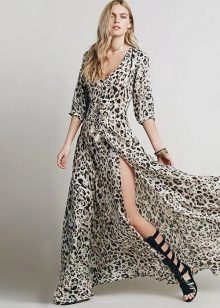 Gladiator Sandals สำหรับชุดเดรส Long Robe