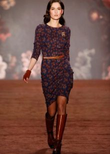 Jersey Straight Sleeve Dress