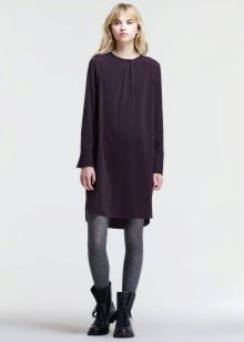 Dress bag with coarse boots without heels