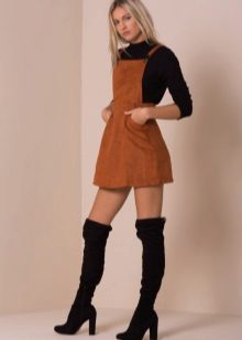 Velvet dress dress