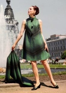 60s-style A-line Dresses Para sa mga Babae na may Parihaba