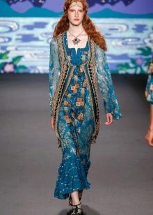 Áo dài boho in hình