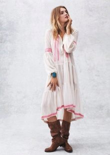 Mặc áo theo phong cách boho