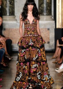 Đầm boho nhiều lớp
