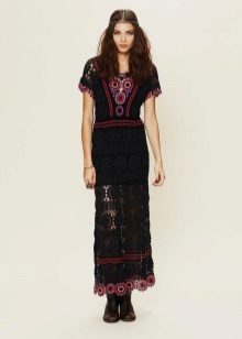 Váy Hippie xuống sàn