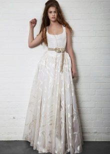 sàn dài váy organza