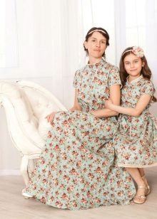 Váy Poplin cho mẹ và con gái