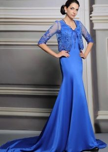 váy nàng tiên cá từ satin