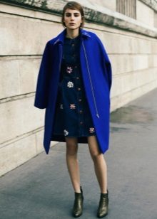 Outerwear para sa denim dress