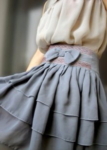 balbas na fringed skirt