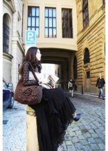 itim na cotton maxi skirt