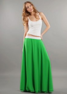 plain long skirt