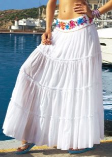 mahabang beach skirt sa haba