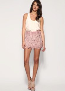 Mini palda para sa tag-init