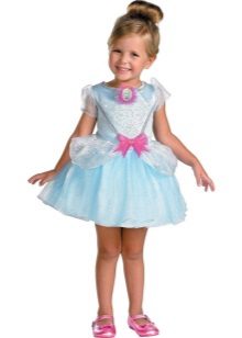 ชุดเดรสสั้นปีใหม่ Cinderella สำหรับเด็กผู้หญิง