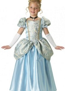 ชุดคริสต์มาส Cinderella สำหรับเด็กผู้หญิงที่อยู่บนพื้น