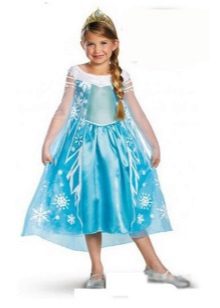 ชุดปีใหม่ Cinderella สำหรับเด็กผู้หญิงสีฟ้า