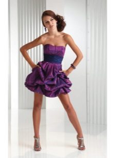 váy taffeta sọc