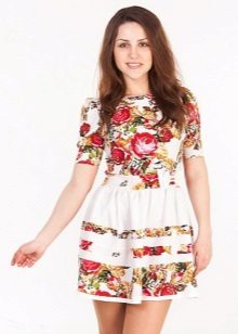 váy mùa hè làm bằng cotton taffeta