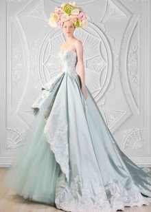 váy cưới taffeta sành điệu