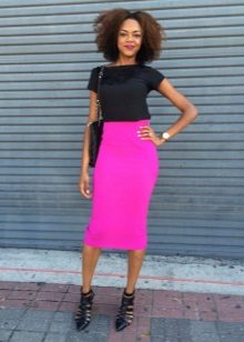 Straight skirt