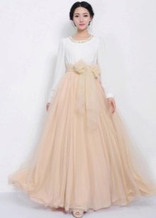 malambot na balbas ng chiffon