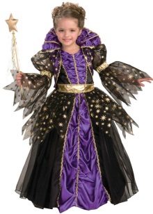 Ang kahanga-hangang damit ng Queen ng Elegant na Bagong Taon para sa batang babae