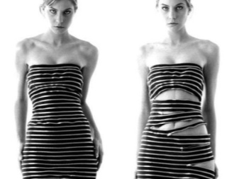 Dress from zippers