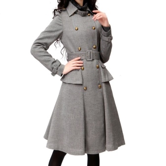 Coat with basky