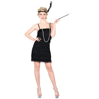 ชุดกระโปรง Chicago Black Fringed