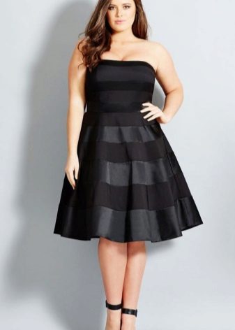 Black dress for full