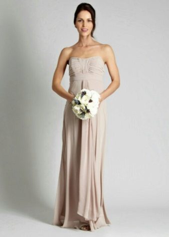 Light brown dress