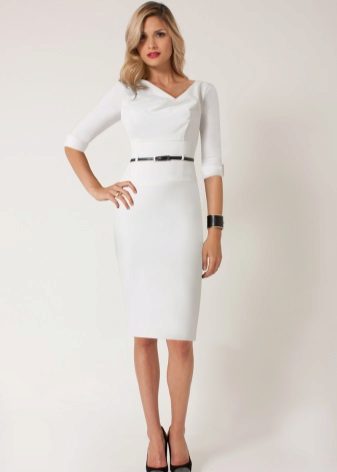 White Office Dress