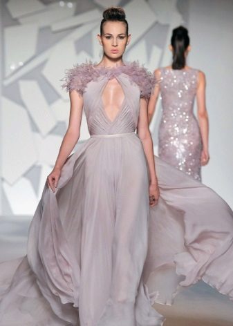 Grey lavender dress