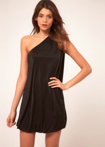 Silk balloon dress