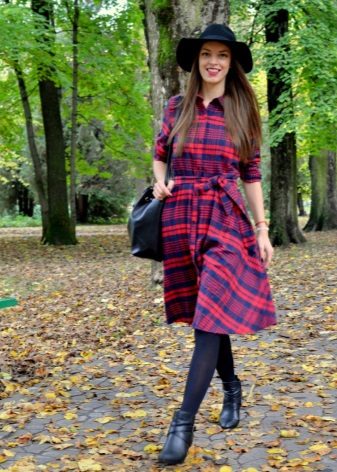 Damit sa pula at asul na tartan (tartan)
