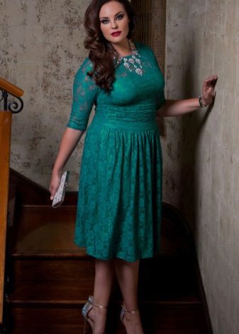 Evening dress for full
