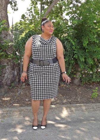 Goose Feet Dress para sa Fat Women