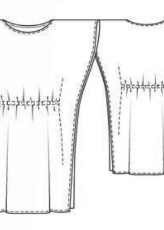 เทคนิคการวาดภาพชุดเดรสตรงกับแขนค้างคาว