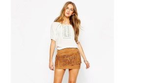 Fringed skirts - lumikha ng isang kaakit-akit hitsura