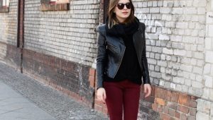 Maroon pantalon