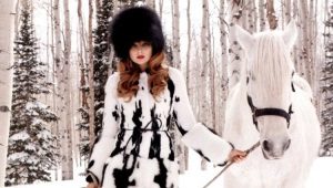 Fur women's hats