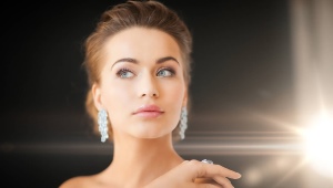 Silver earrings