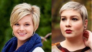 Mga short haircuts para sa mga kababaihan na napakataba
