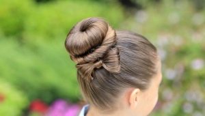 Kiểu tóc trong 5 phút đến trường cho trẻ em với độ dài tóc trung bình