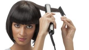 Mga pagpipilian para sa estilo ng bakal para sa maikling buhok