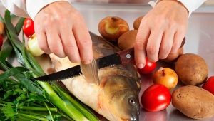 Dao làm sạch cá: các loại, đánh giá của nhà sản xuất, lựa chọn và sử dụng