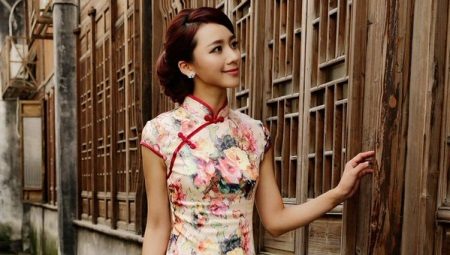 Váy theo phong cách Trung Quốc và quốc phục qipao