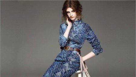 Ano ang magsuot ng denim dress?